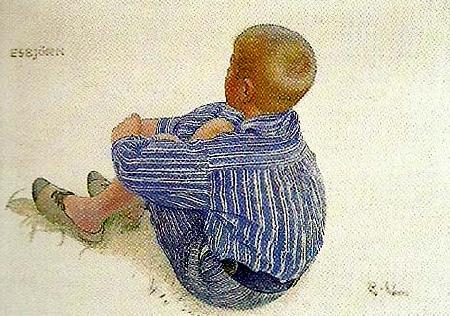 Carl Larsson esbjorn oil painting image